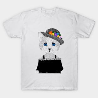 The Staring Cat & The Straw Hat T-Shirt